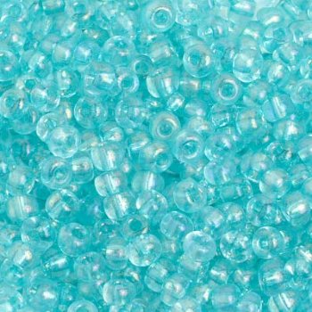 50g 6/0 Transparent Iris Turquoise