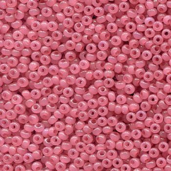 50g 8/0 Milky Rose Opal Seed Beads