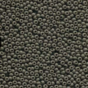 50g 8/0 Opaque Grey Seed Beads