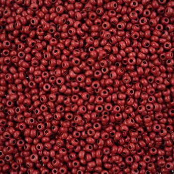 50g 8/0 Opaque Brown Terra Intensive Seed Beads