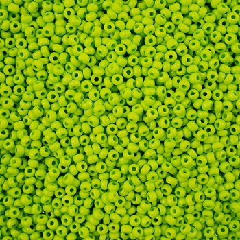 50g 8/0 Opaque Light Green Terra Intensive Seed Beads