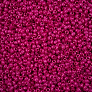 50g 8/0 Opaque Pink Terra Intensive Seed Beads