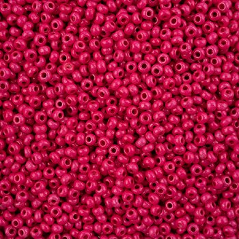 50g 8/0 Opaque Rose Terra Intensive Seed Beads