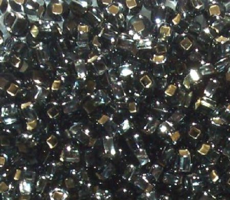 50g 6/0 Black Diamond Silver Lined