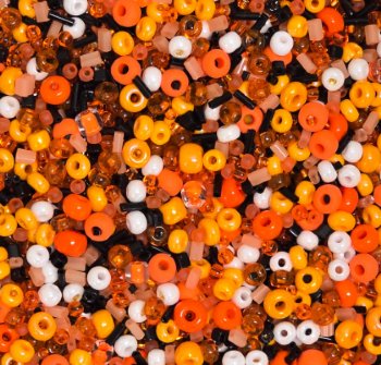 50 Grams Mixed Halloween Holiday Seed & Bugle Beads