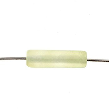 16 inch strand of 13x4mm New Jade Tube Beads