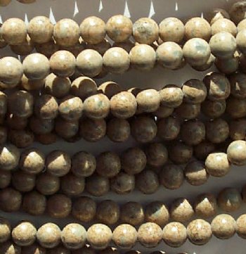 16 inch strand 4mm Round Aqua Terra Jasper Beads