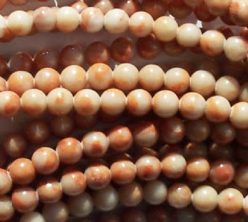 16 inch strand 4mm Round Red Zebra Jasper Beads