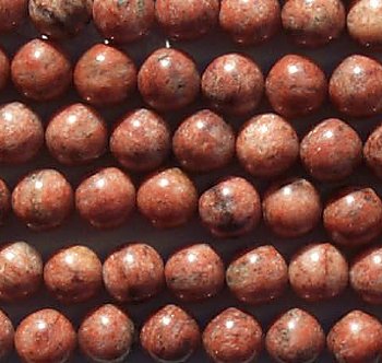 16 inch strand of 6mm Round Brazil Agate