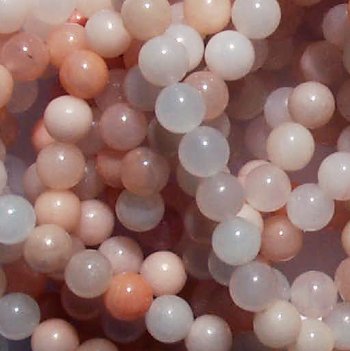 16 inch strand of 8mm Round Pink Aventurine Beads