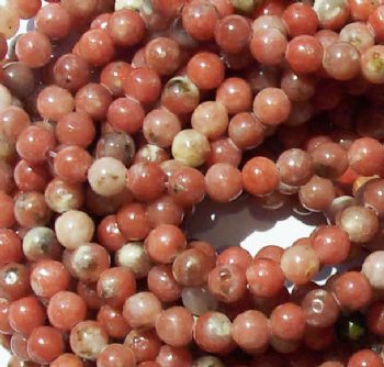 16 Inch Strand 4mm Round Lepidolite Beads