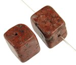 16 inch strand of 16x12mm Brazil Agate Nugget Beads