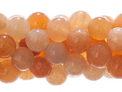 16 inch strand of 4mm Round Red Aventurine Beads