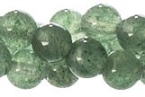 16 inch strand of 4mm Round Green Aventurine Beads