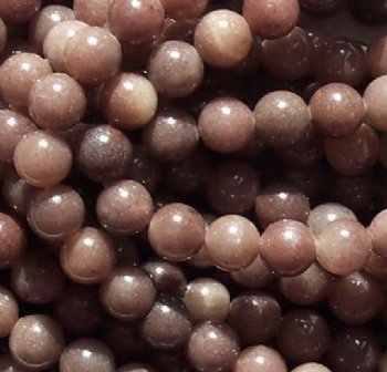 16 inch strand of 6mm Round Purple Aventurine Beads