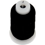 Dazzle-It! Black Size F 140yds Silk Bead Thread