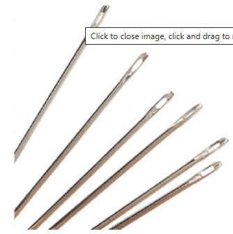 Pack of 10, #12 John James Glover Needles