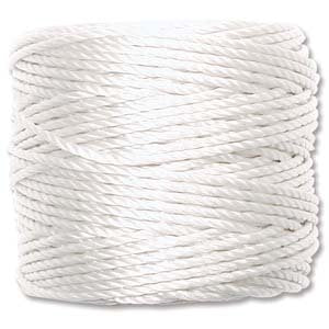 35yd .9mm White Heavy S-Lon Nylon Cord