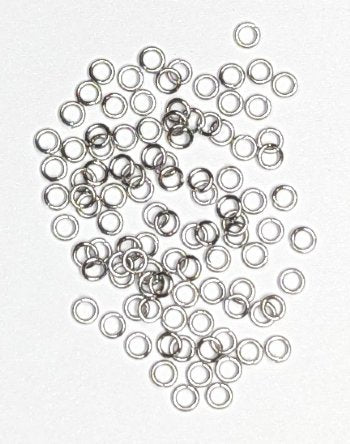 100, 4mm Stainless Steel Jump Rings