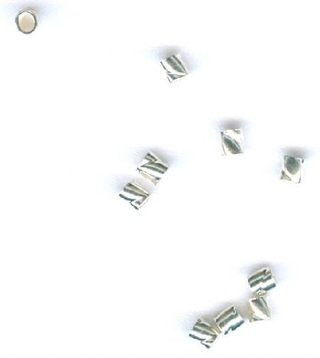 SS2390 10 2x1mm Sterling Silver Tornado Crimps