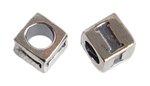 Sterling Silver Alphabet Bead Letter I