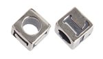 Sterling Silver Alphabet Bead Letter L