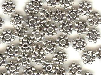 10 4x1mm Bali Daisy Spacer