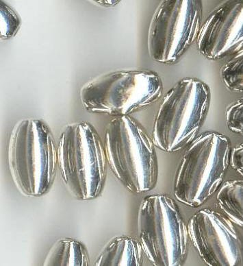1 10x6mm Smooth Oval Sterling