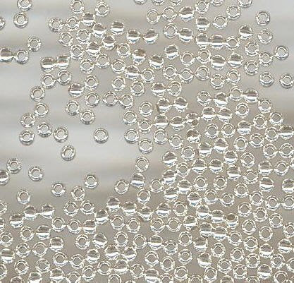 SS2410  100 2mm Smooth Round Sterling Silver Beads