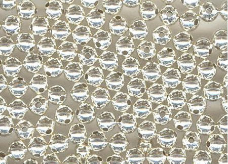 SS2414  25 4mm Smooth Round Sterling Silver Beads