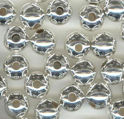 SS2421  8mm Smooth Round Sterling Bead