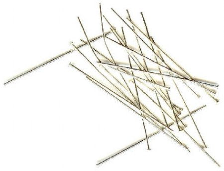 SS2805 20 38mm 22 Gauge Sterling Silver Headpins