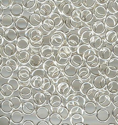 SS2600 25 4mm Sterling Silver Jump Rings