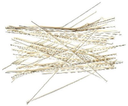 SS2807 20, 50mm 24 Gauge Sterling Silver Headpins