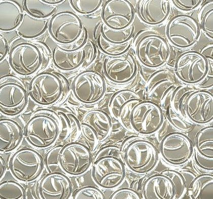 SS2608 25 6mm Sterling Silver Jump Rings