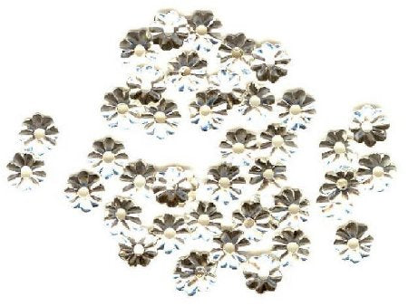 SS2501 10 4.5mm Pleated Bead Caps