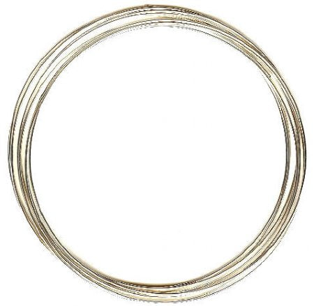 SS3302 1 Foot of 24 Gauge Half Hard Round Sterling Wire