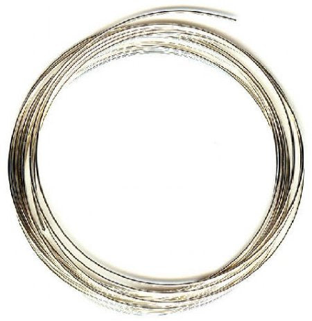 SS3300 1 Foot of 26 Gauge Half Hard Round Sterling Wire