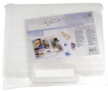 53 Box Plastic Storage Briefcase Organizer