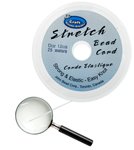 25 Meters of 1mm Diameter Clear Stretch Cord