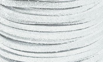 1 Meter of 3.5mm White Suede Lace