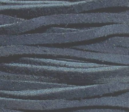1 Meter of 3.5mm Dark Blue Suede Lace
