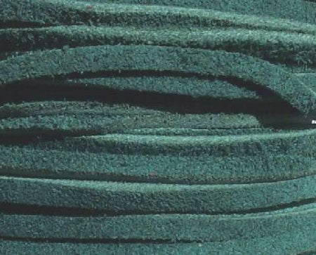 1 Meter of 3.5mm Green Suede Lace