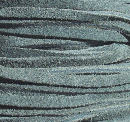 1 Meter of 3.5mm Grey Suede Lace