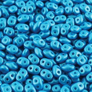 DUO24009 - 10 Grams Pearl Shine Azuro 2.5x5mm Superduo Beads