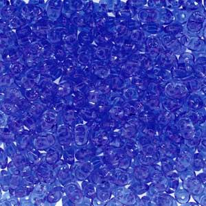 DUO530060 - 10 Grams Transparent Sapphire 2.5x5mm Superduo Beads