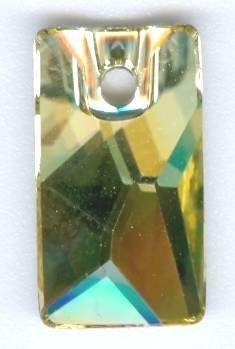 1 12.5x7mm Swarovski Jonquil Pendular Lochrose