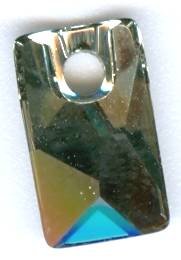 1 9x5mm Swarovski Black Diamond Pendular Lochrose