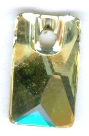 1 9x5mm Swarovski Jonquil Pendular Lochrose