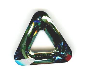 1 20mm Swarovski Bermuda Blue Triangle
